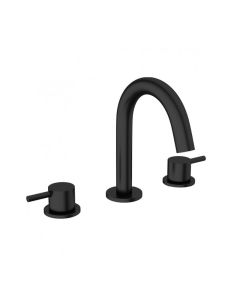 Crosswater Mike Pro 3 Hole Basin Mixer Matt Black