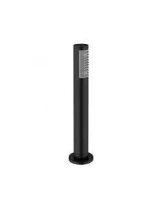 Follow Me Bath Mounted Shower Handset and Hose Matt Black