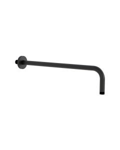 Design Brass Shower Arm 400mm Matt Black