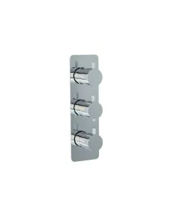 Ravine 3 Lever 2-Way Thermostatic Shower Valve Chrome