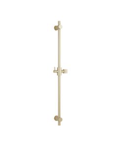 Contemporary Brass Slide Rail Brushed Brass
