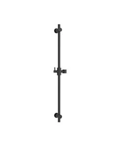 Contemporary Brass Slide Rail Matt Black