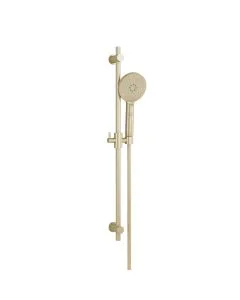 Contemporary Slide Rail Kit Brushed Brass