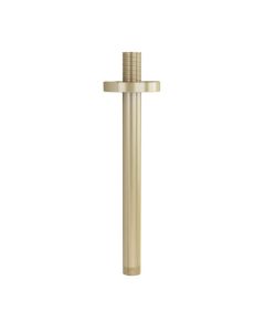 Design Round Ceiling Shower Arm 200mm Brushed Brass