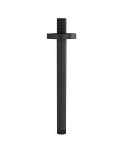 Design Round Ceiling Shower Arm 200mm Matt Black