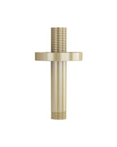 Design Round Ceiling Shower Arm 75mm Brushed Brass