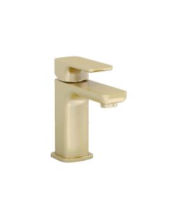 Flite Basin Mixer With Clicker Waste Brushed Brass