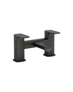 Flite Deck Mounted Bath Filler Matt Black