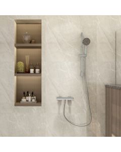 Ravine Single Outlet Bar Valve Slide Rail Kit Chrome