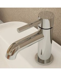 Ravine Basin Mixer With Clicker Waste Chrome