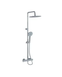 Ravine Dual Outlet Bar Valve Riser Rail Kit Chrome