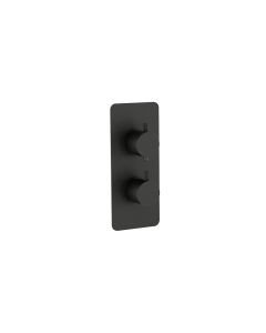 Ravine 2-Way Thermostatic Shower Valve Matt Black