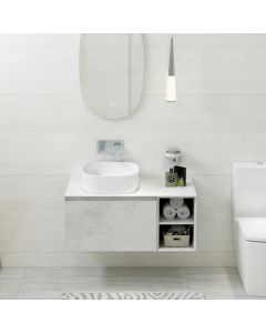 Ravine Wall Mounted Basin Mixer Chrome