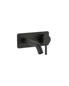 Ravine Wall Mounted Basin Mixer Matt Black