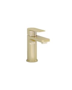 Suburb Basin Mixer With Clicker Waste Brushed Brass