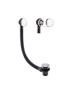 Hair Catch Clicker Bath Waste Chrome