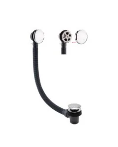 Hair Catch Clicker Bath Waste Chrome