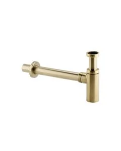 Minimalist Bottle Trap Brushed Brass