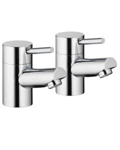 Xcite Bath Pillar Taps (Pair)