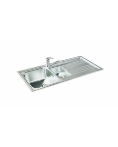 Carron Phoenix Rapid 150 1.5 Bowl Inset Sink Stainless Steel