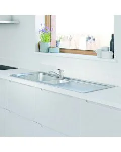 Carron Phoenix Rapid 150 1.5 Bowl Inset Sink Stainless Steel