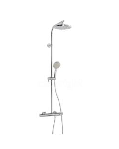 Curve Cool Touch Exposed Shower With Riser Kit