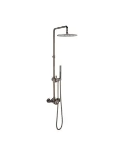 Crosswater Union Multifunctional Thermostatic Shower Valve Brushed Black Chrome Finish