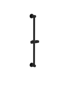 Round Riser Rail with Fixed Position Brackets Matt Black