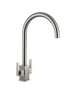 Ruscello Monobloc Sink Mixer Brushed Steel