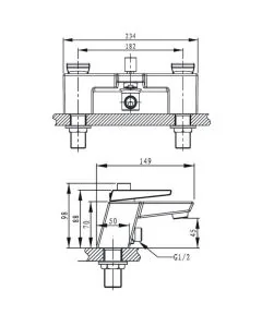 Sail Bath Shower Mixer