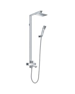 Essence Manual Shower With Rigid Riser, Handshower and Bath Spout