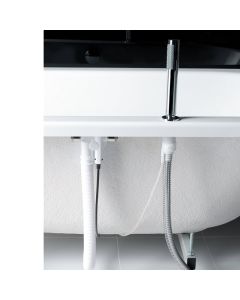 Follow Me Bath Mounted Shower Handset and Hose