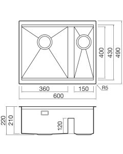 Stark Smart 1.5 Bowl Stainless Steel