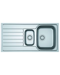 Franke Argos (AGX 651 REV) 1.5 Bowl Reversible Sink Stainless Steel