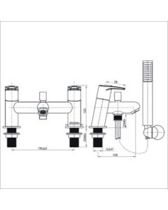 Smile Bath Shower Mixer