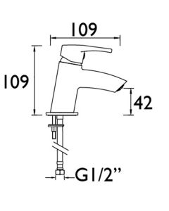 Smile Small Basin Mixer