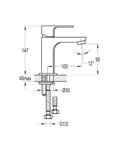 Smart Cloakroom Basin Mixer