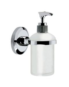 Solo Wall Mounted Frosted Glass Soap Dispenser
