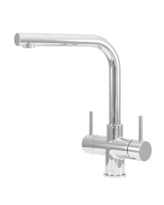 Sorrento 2 Lever Mixer And Cold Filter Tap Chrome