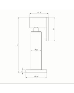 Spruzzo Cold Rinse Hand Spray Chrome