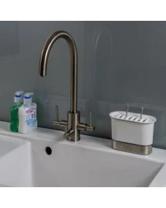 Stella Mixer Cold Filter Tap Swivel Spout Brushed Nickel