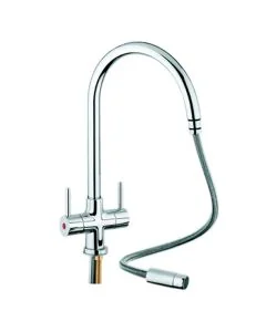 Emporia Kitchen Mixer Tap With Pull Out Aerator Chrome