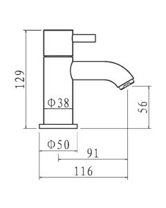 Century Bath Pillar Taps Chrome