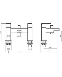 Orbit Bath Shower Mixer Chrome