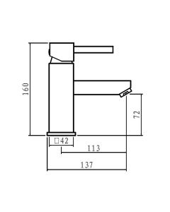 Saros Single Lever Basin Mixer Chrome