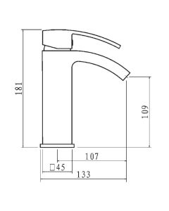 Spectrum Single Lever Basin Mixer Chrome