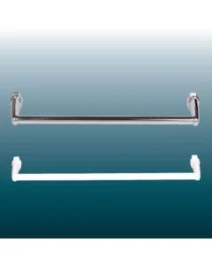 White Straight 450mm Towel Hanger