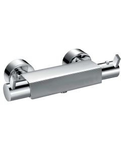 Flova UK STR8 Exposed Thermostatic Shower Mixer