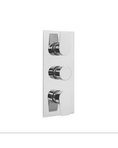 BARI CONCEALED 3 WAY THERMOSTATIC SHOWER VALVE CHROME