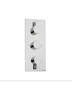 LIVORNO 3 WAY THERMOSTATIC SHOWER VALVE CHROME